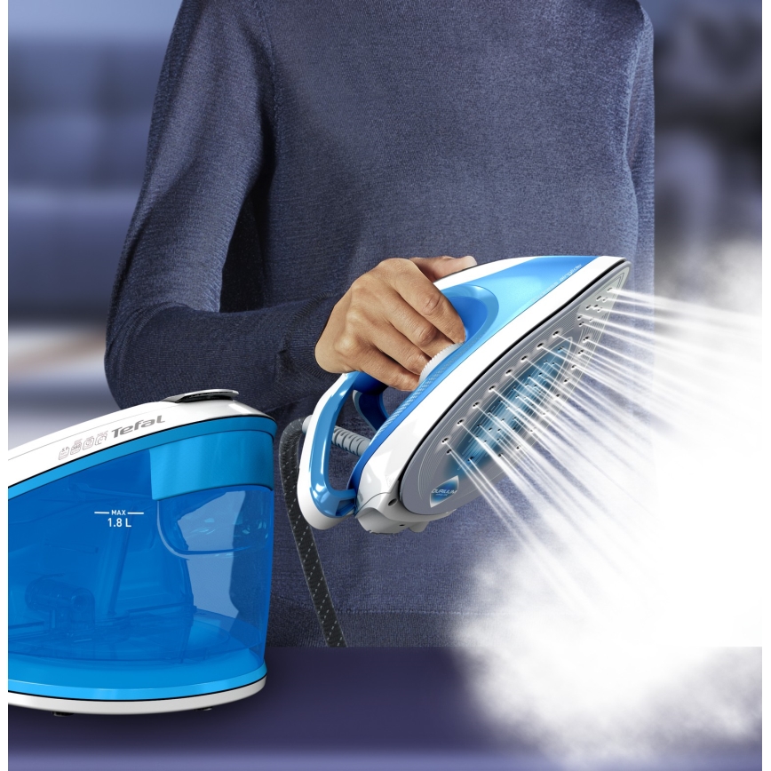 Tefal - Γεννήτρια ατμού EXPRESS AIRGLIDE 2800W/230V μπλε