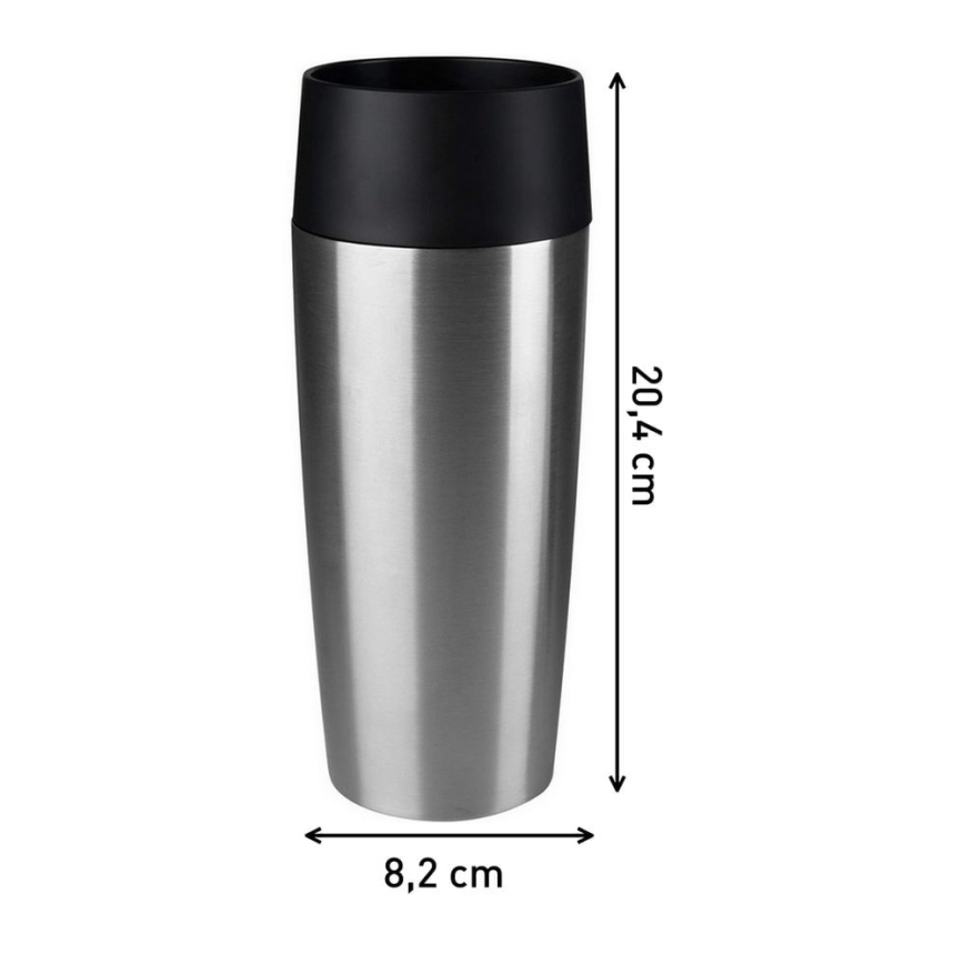 Tefal - Ποτήρι ταξιδιού 360 ml TRAVEL MUG από ανοξείδωτο ατσάλι