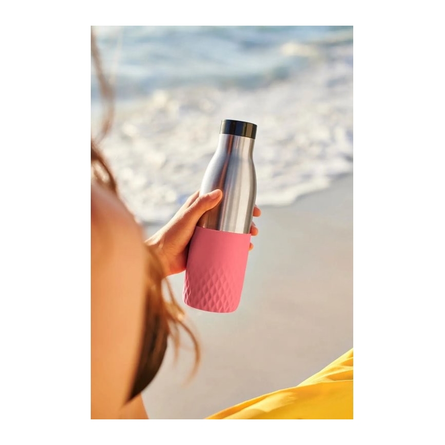 Tefal - Bottle 500 ml BLUDROP ανοξείδωτο ατσάλι/ροζ