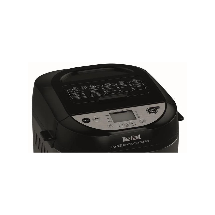 Tefal - Breadmaker PAIN&TRESORS 700W/230V μαύρο