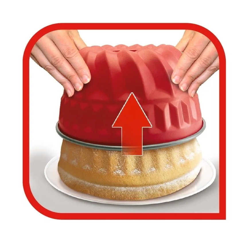 Tefal - Cake form DELIBAKE 22 cm κόκκινο