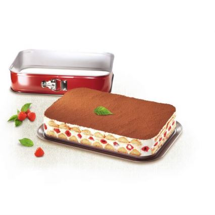 Tefal - Collapsible cake form DELIBAKE 36x24 cm κόκκινο