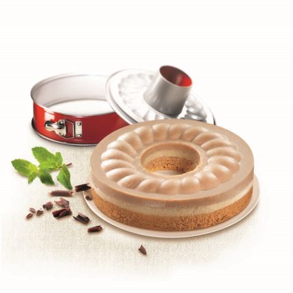 Tefal - Collapsible form Savarin DELIBAKE 27 cm κόκκινο