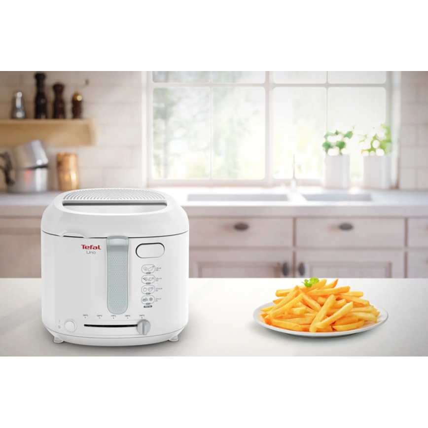 Tefal - Deep fryer 1,8 l FRY UNO 1475W/230V λευκό
