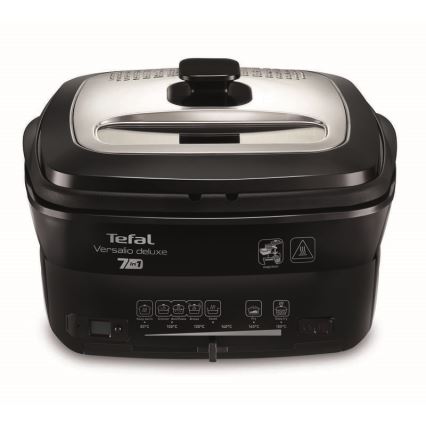 Tefal - Deep fryer 2 l VERSALION DE LUXE 7in1 1600W/230V μαύρο