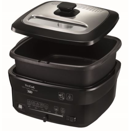 Tefal - Deep fryer 2 l VERSALION DE LUXE 7in1 1600W/230V μαύρο