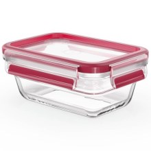 Tefal - Food container 0,45 l MSEAL GLASS κόκκινο/Γυαλί