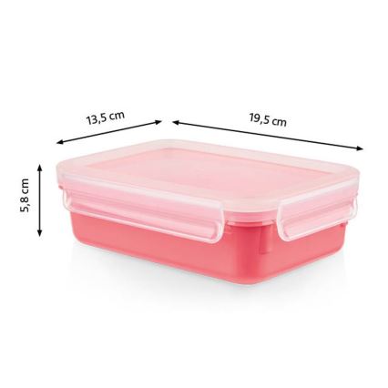 Tefal - Food container 0,8 l MSEAL COLOR ροζ