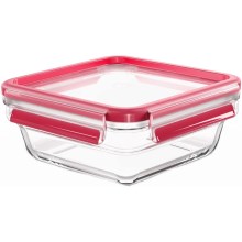 Tefal - Food container 0,8 l MSEAL GLASS κόκκινο/Γυαλί
