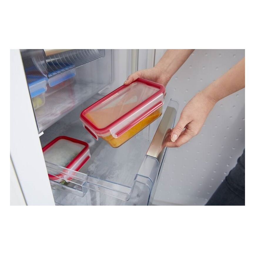 Tefal - Food container 0,85 l MSEAL GLASS κόκκινο/Γυαλί