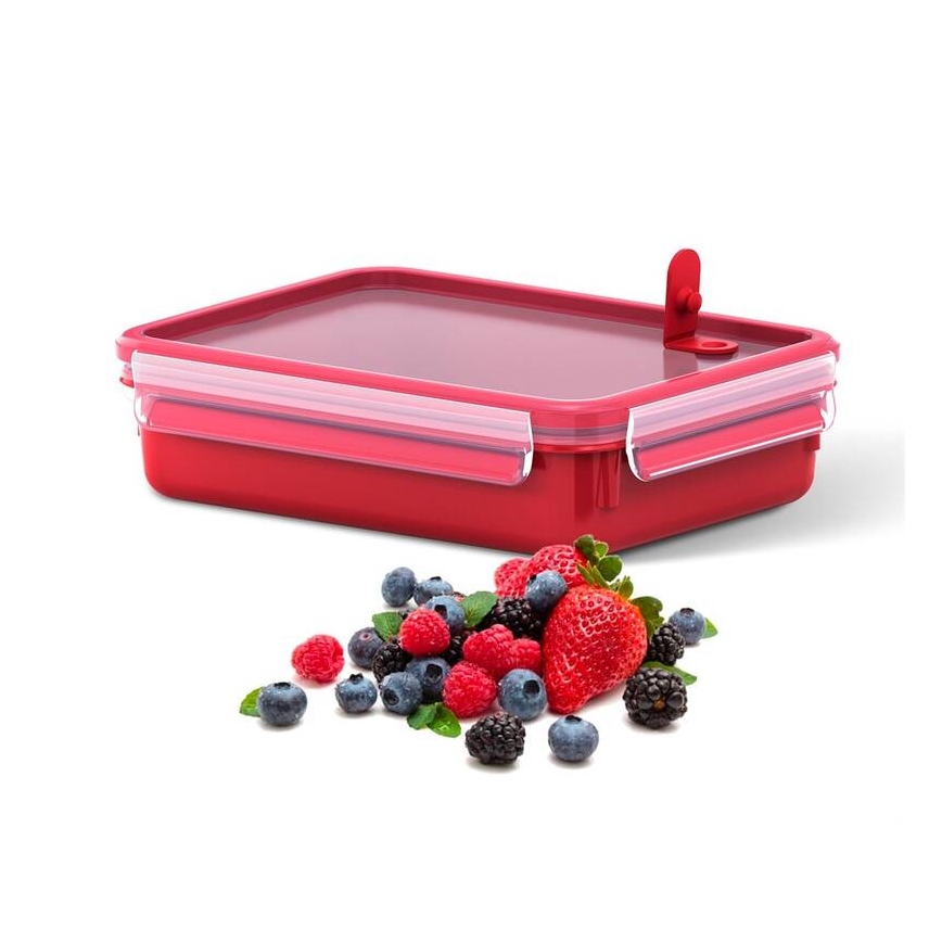 Tefal - Food container 1,2 l MASTER SEAL MICRO κόκκινο
