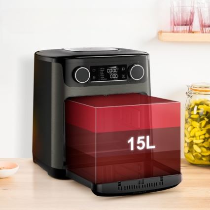 Tefal - Φριτέζα αέρος 15 l EASY FRY 9v1 1800W/230V μαύρη