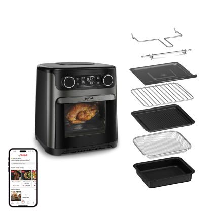 Tefal - Φριτέζα αέρος 15 l EASY FRY 9v1 1800W/230V μαύρη