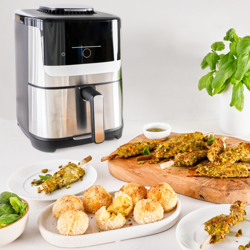 Tefal - Φριτέζα αέρος 5 l EASY FRY SILENCE 10 σε 1 1400-1670W/230V