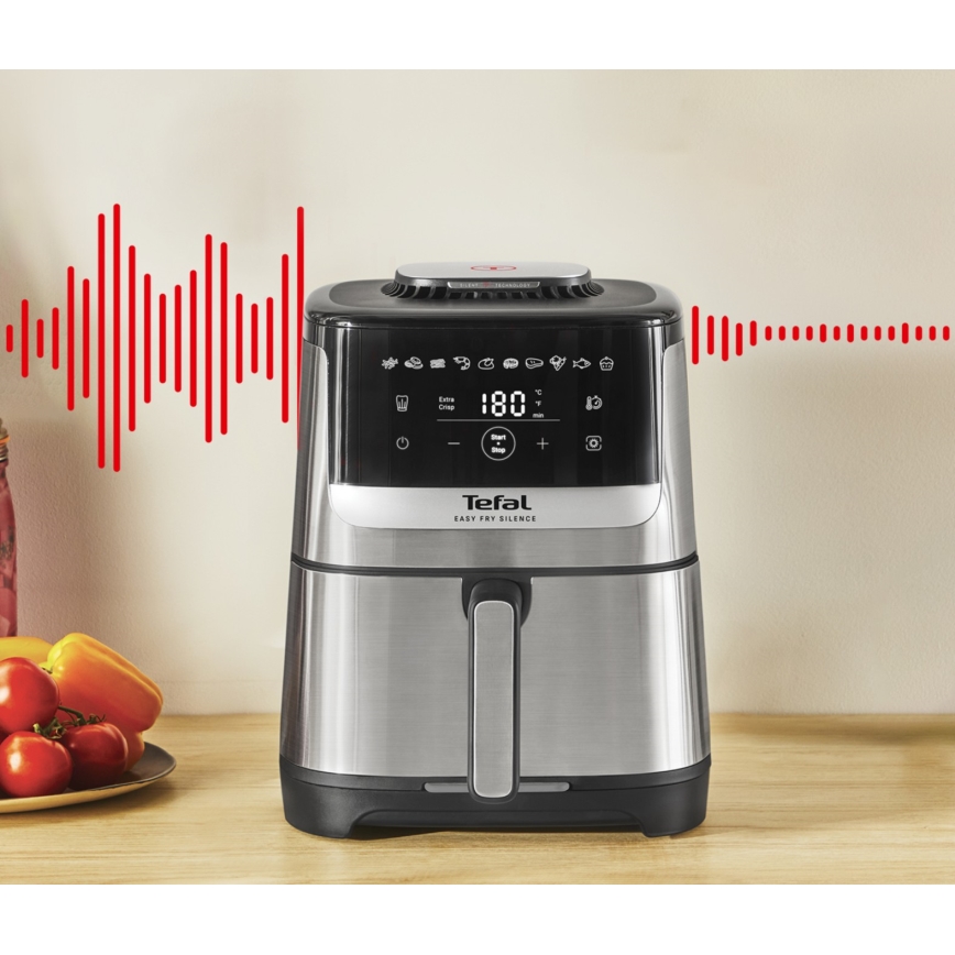 Tefal - Φριτέζα αέρος 5 l EASY FRY SILENCE 10 σε 1 1400-1670W/230V