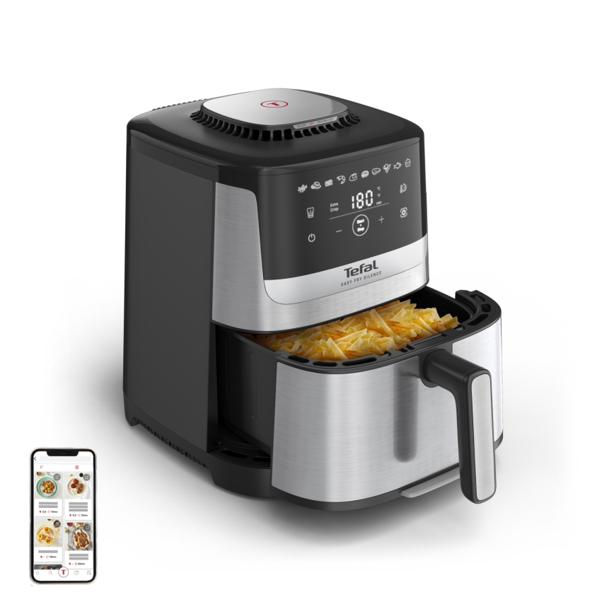 Tefal - Φριτέζα αέρος 5 l EASY FRY SILENCE 10 σε 1 1400-1670W/230V