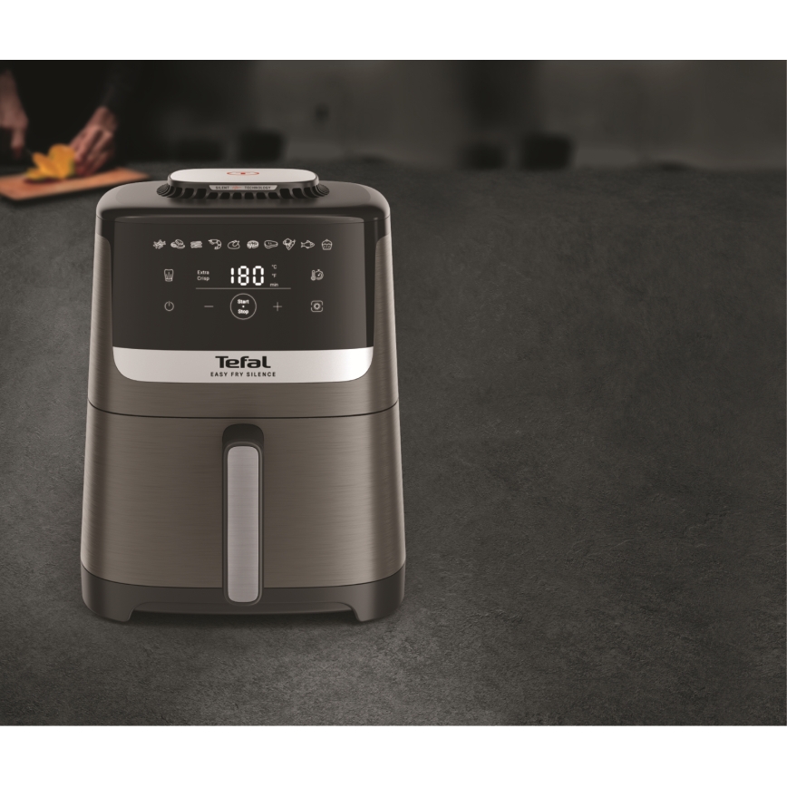 Tefal - Φριτέζα Αέρος 5 L EASY FRY SILENCE COAL 1400-1670W/230V