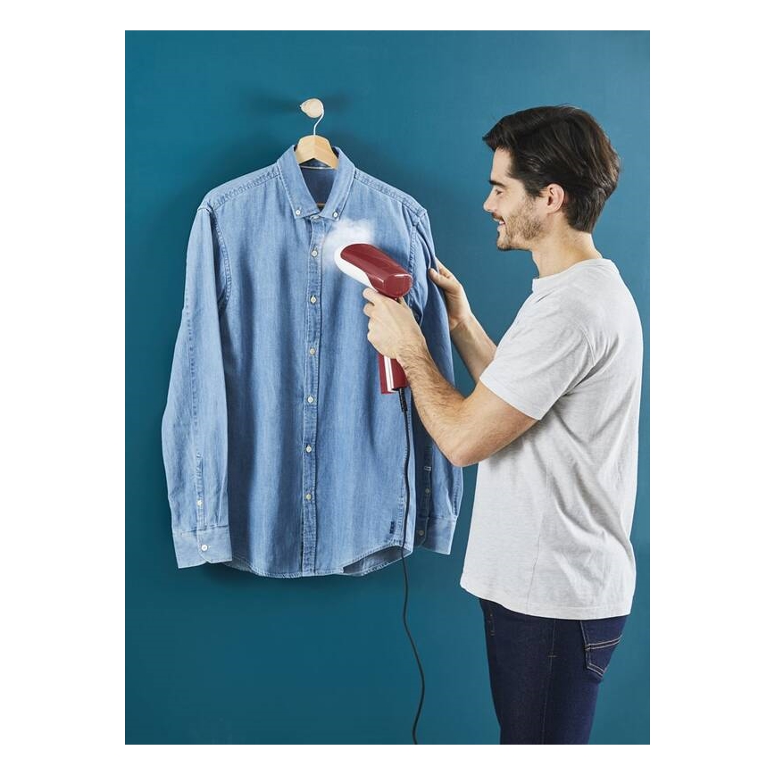 Tefal - Φορητός ατμοκαθαριστής ρούχων ACCESS STEAM FIRST 1300W/230V βυσσινί