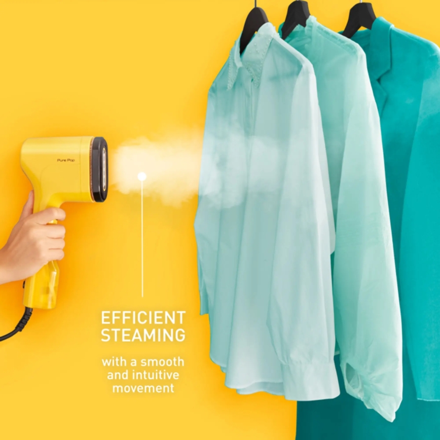 Tefal - Handheld clothes steamer PURE POP 1300W/230V κίτρινο