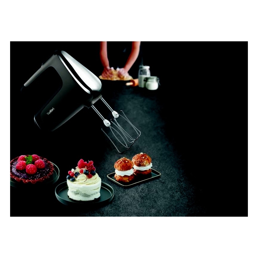 Tefal - Handheld mixer POWERMIX SILENCE 600W/230V μαύρο/γκρι