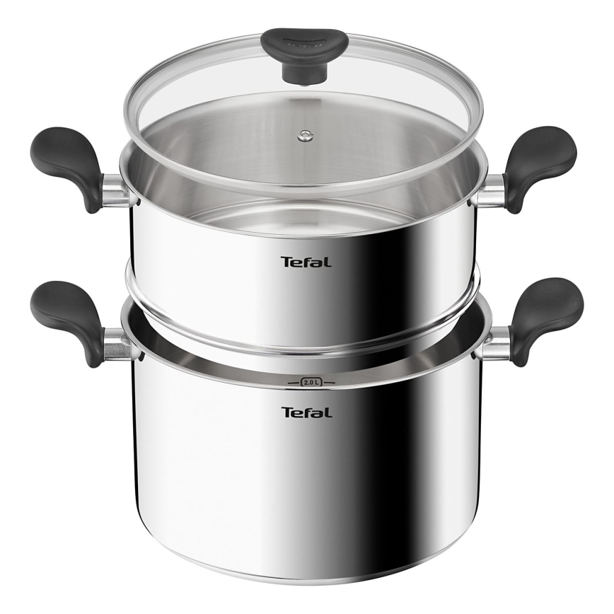 Tefal - Κατσαρόλα για κουσκούς με καλάθι ατμού PRIMARY 24 εκ.