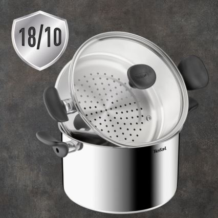 Tefal - Κατσαρόλα για κουσκούς με καλάθι ατμού PRIMARY 24 εκ.