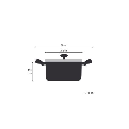 Tefal - Κατσαρόλα με καπάκι EXTREME 24 εκ.
