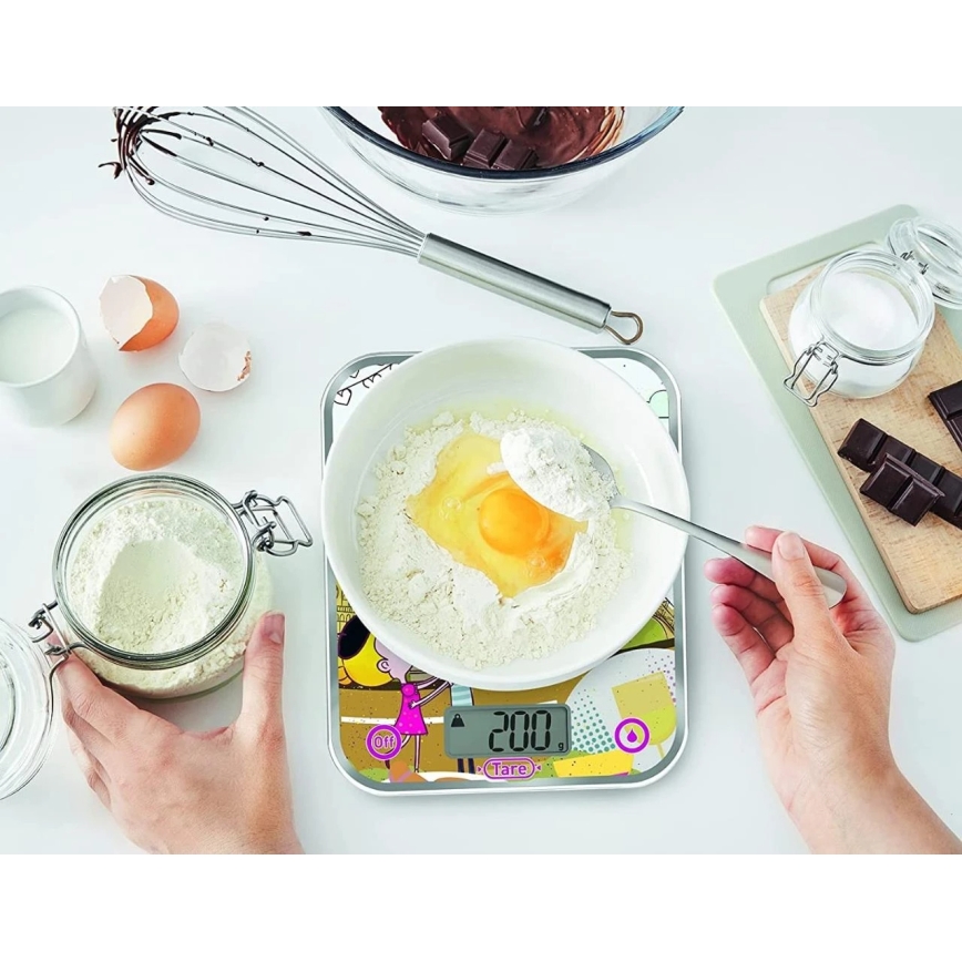 Tefal - Kitchen scale OPTISS ΠΑΡΙΣΙ 2xAAA