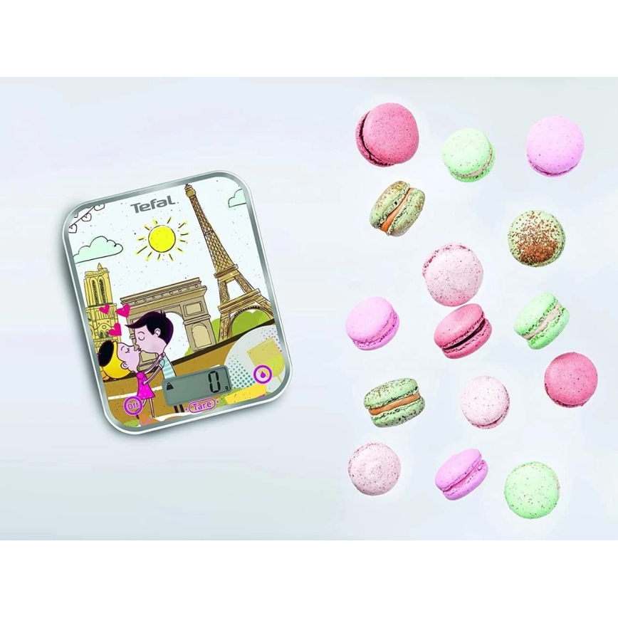 Tefal - Kitchen scale OPTISS ΠΑΡΙΣΙ 2xAAA