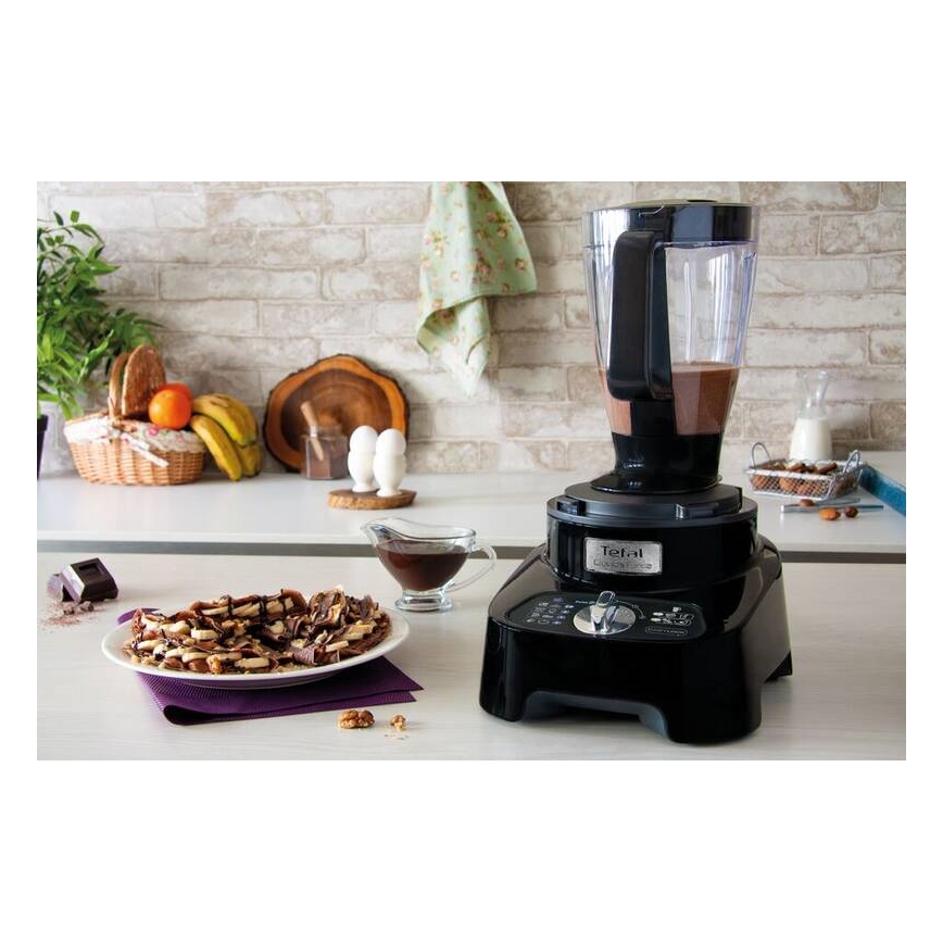 Tefal - Kitchen ρομπότ DOUBLE FORCE 1000W/230V μαύρο
