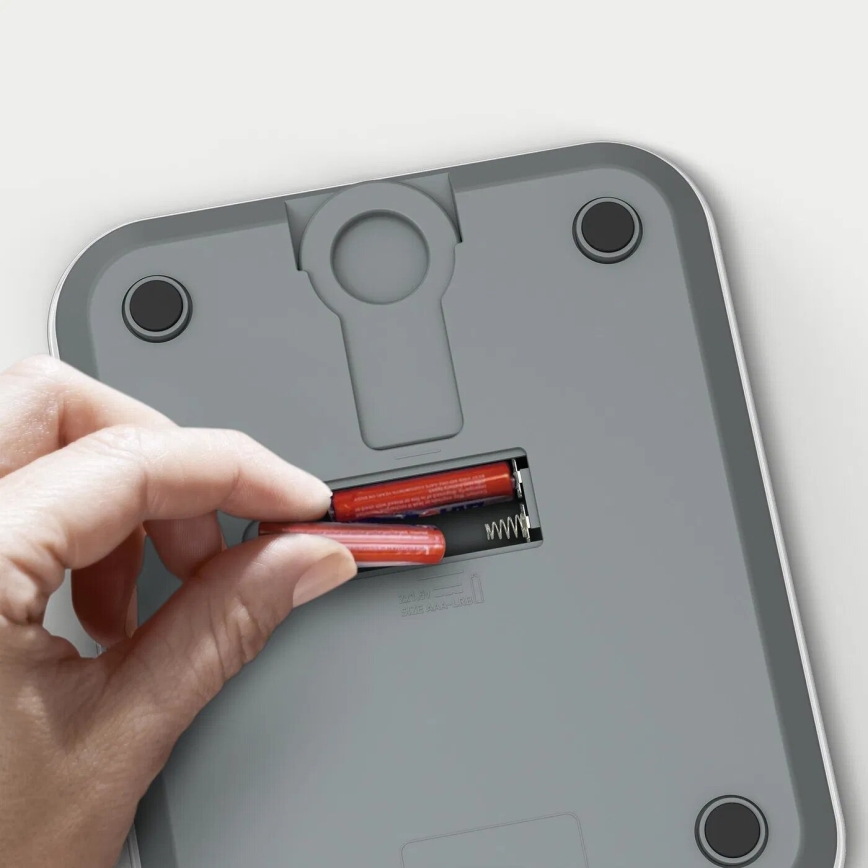 Tefal - Κουζινική ζυγαριά OPTISS 2xAAA γκρι