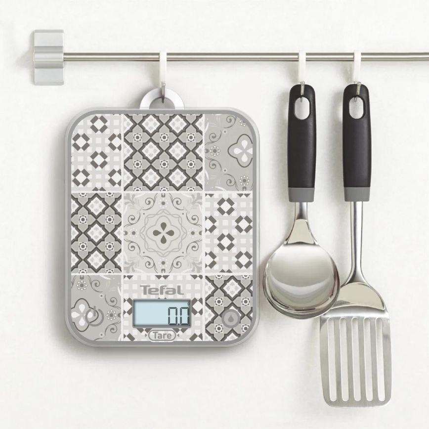 Tefal - Κουζινική ζυγαριά OPTISS 2xAAA μπεζ