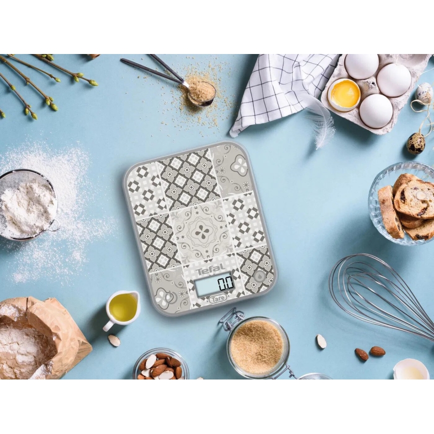 Tefal - Κουζινική ζυγαριά OPTISS 2xAAA μπεζ
