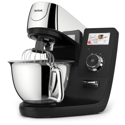 Tefal - Κουζινομηχανή με ενσωματωμένη ζυγαριά I-COACH TOUCH 1200W/230V από ανοξείδωτο ατσάλι