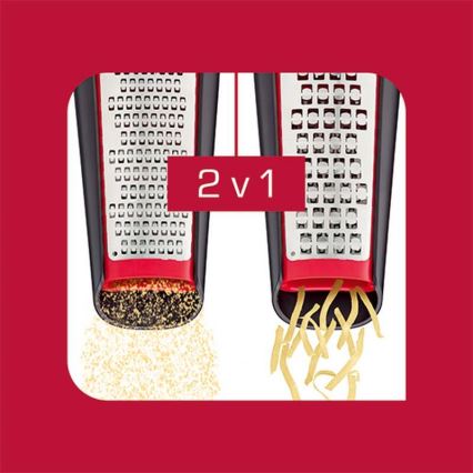 Tefal - Manual double-sided grater INGENIO ανοξείδωτο ατσάλι/μαύρο