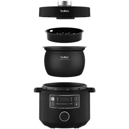 Tefal -  Ηλεκτρική χύτρα ταχύτητας TURBO CUISINE 4,8 l 1090W/230V μαύρο
