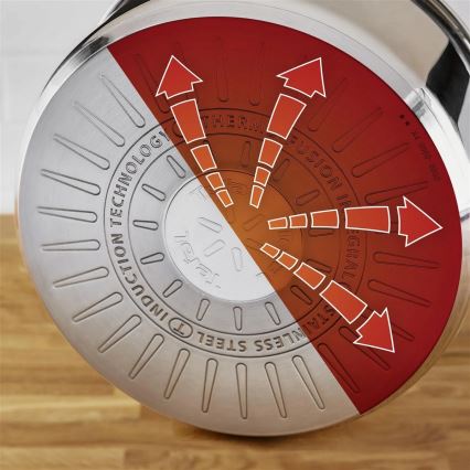 Tefal - Σετ 3 κατσαρολών DELICIOUS από ανοξείδωτο ατσάλι