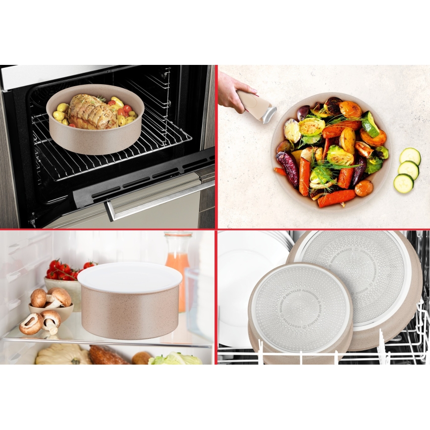 Tefal - Σετ 3 τηγανιών INGENIO DELIGHT
