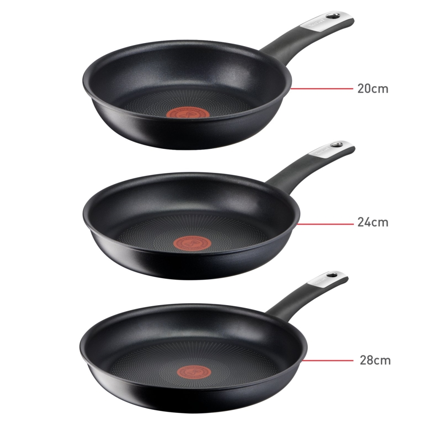 Tefal - Σετ 3 τηγανιών PERFECT TOUCH