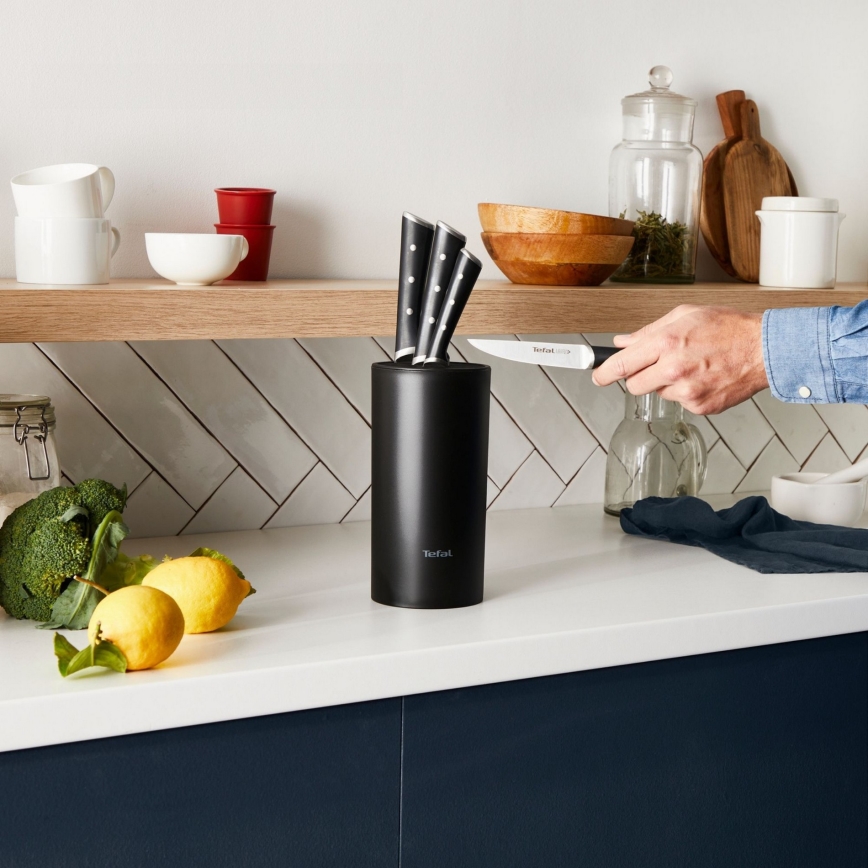 Tefal - Σετ 4 μαχαιριών κουζίνας ICE FORCE με βάση