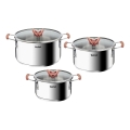 Tefal - Σετ κατσαρολών 6 τεμαχίων OPTI'SPACE