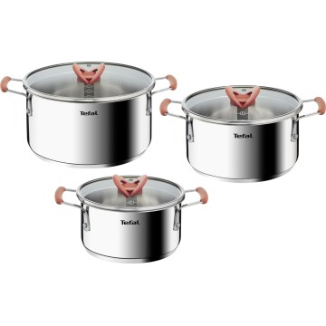 Tefal - Σετ κατσαρολών 6 τεμαχίων OPTI'SPACE