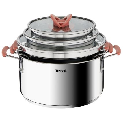 Tefal - Σετ κατσαρολών 6 τεμαχίων OPTI'SPACE