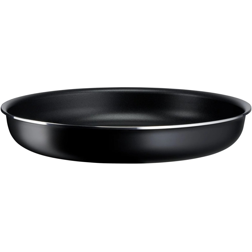 Tefal - Σετ Τηγάνια 3 τμχ INGENIO EASY COOK & CLEAN BLACK