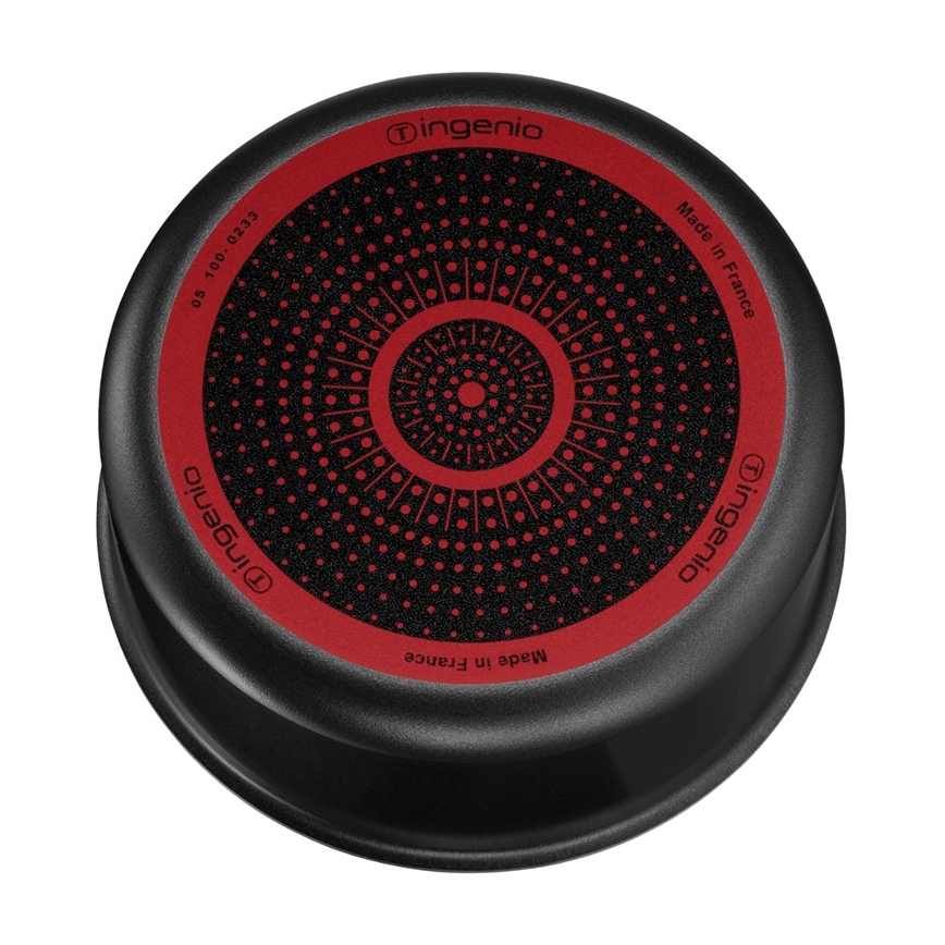 Tefal - Σετ μαγειρικά σκεύη 5 τμχ INGENIO EASY COOK & CLEAN BLACK