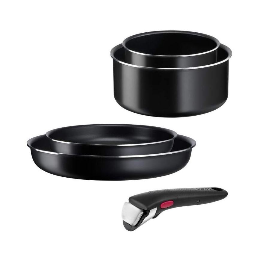 Tefal - Σετ μαγειρικά σκεύη INGENIO XL FORCE με επιφάνεια τιτανίου 5 τμχ