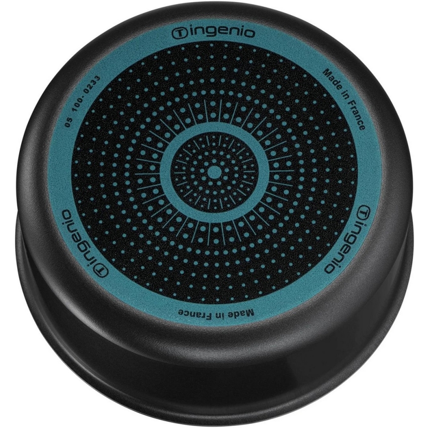 Tefal - Σετ μαγειρικών σκευών 10 τμχ INGENIO EASY COOK & CLEAN BLACK