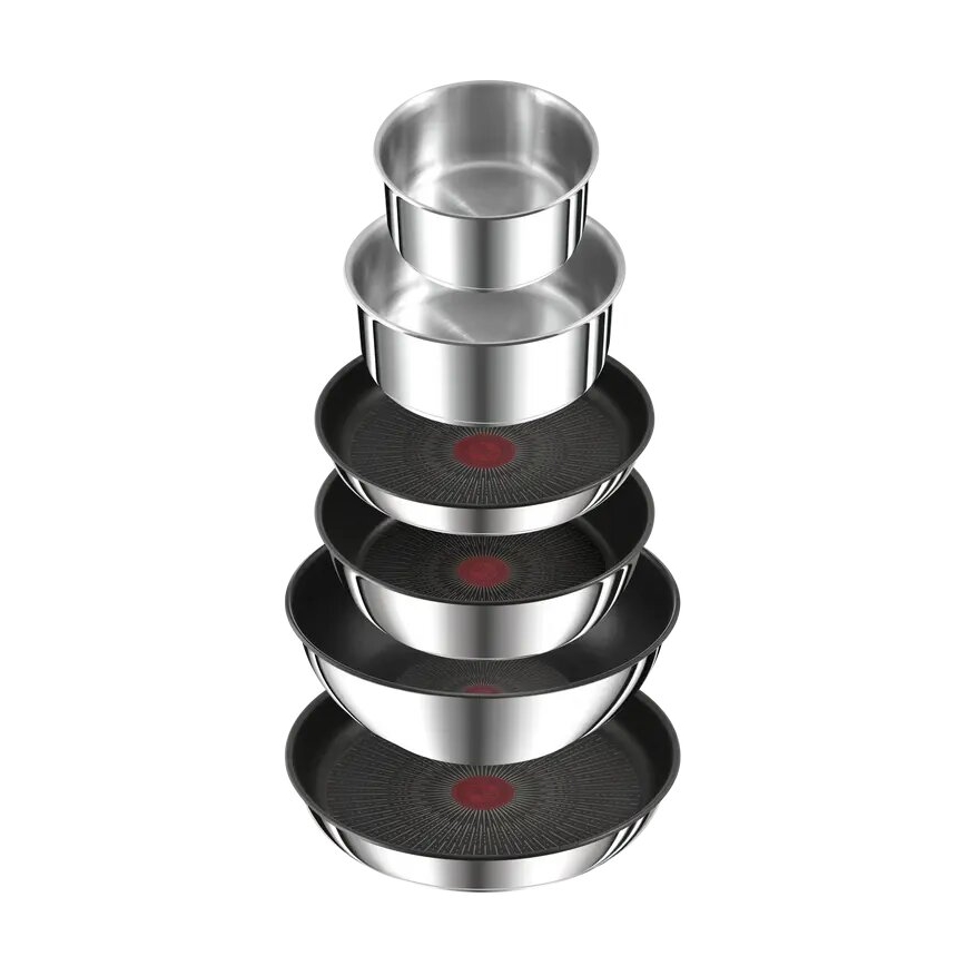 Tefal - Σετ μαγειρικών σκευών 13 τεμαχίων INGENIO PREFERENCE ON από ανοξείδωτο ατσάλι