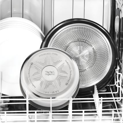 Tefal - Σετ μαγειρικών σκευών INGENIO COOK, 9 τεμ., από ανοξείδωτο ατσάλι