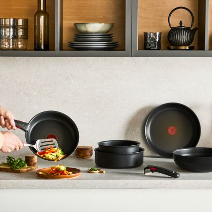 Tefal - Σετ μαγειρικών σκευών INGENIO Excellence Fusion, 8 τεμαχίων